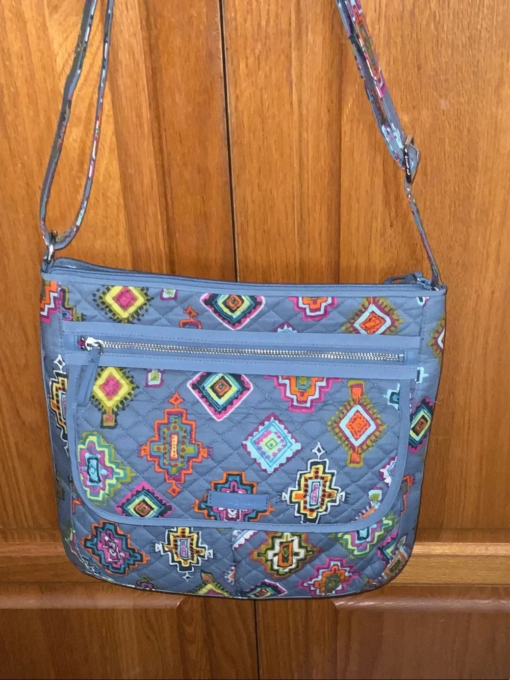 Vera Bradley Quilted  Pattern Crossbody Bag&wallet - Picture 10 of 16